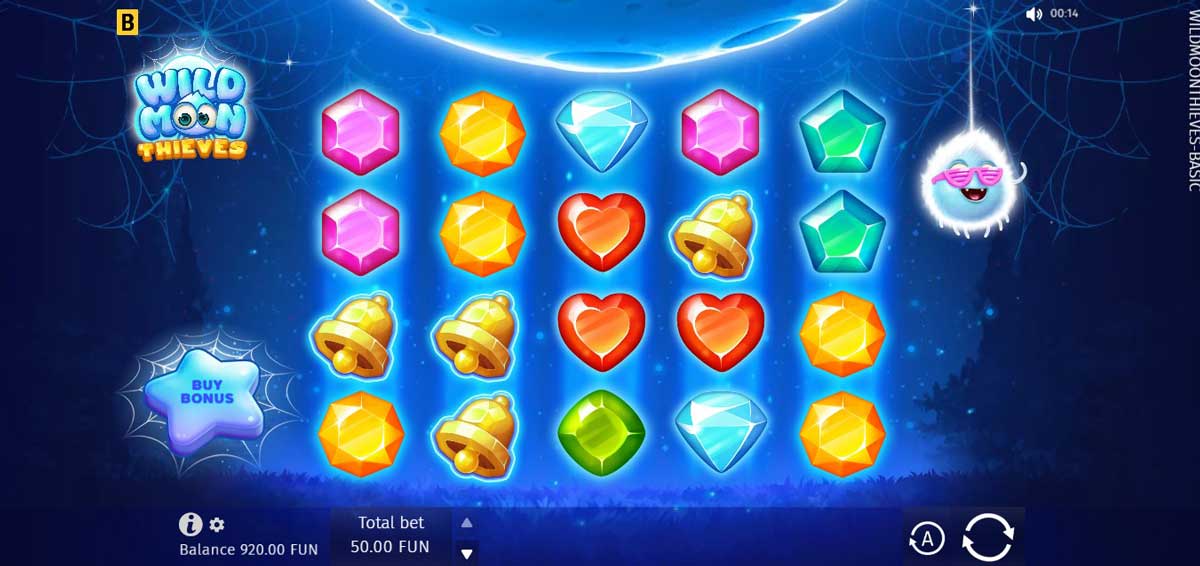 Wild Moon Thieves slot machine game screenshot