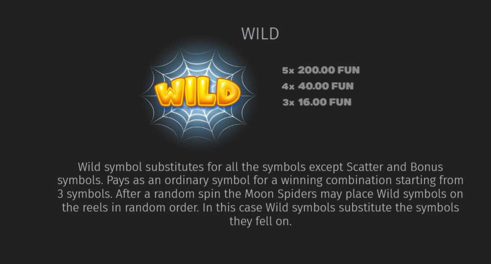 Wild Moon Thieves slot game wild symbol