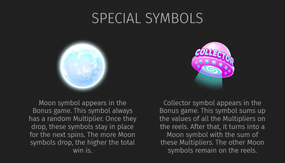 Wild Moon Thieves slot game special symbols