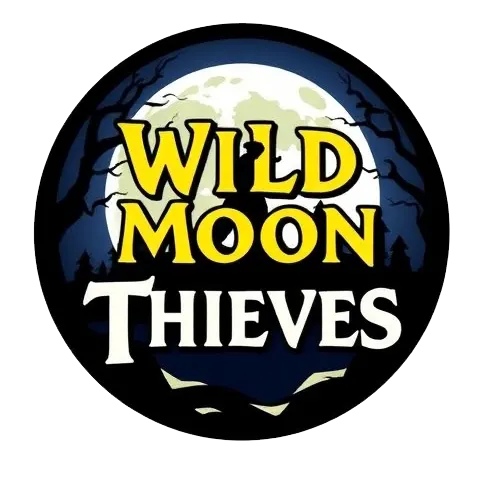 Wild Moon Thieves slot machine logo